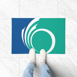 Door Mat with Flag of Ottawa, Canada