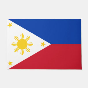 Door Mat with Flag of Philippines