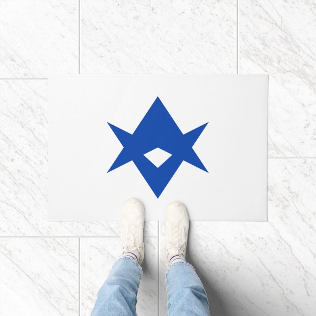 Door Mat with Flag of Toyota City, Japan (Indoor)