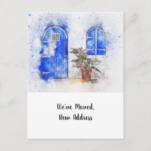 Door New Address Announcement Postcard