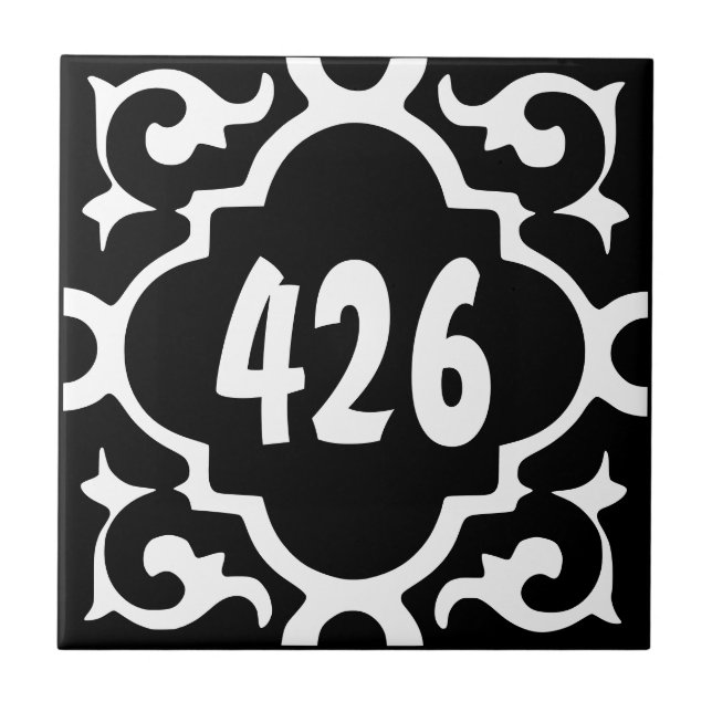 Door number tile (Front)