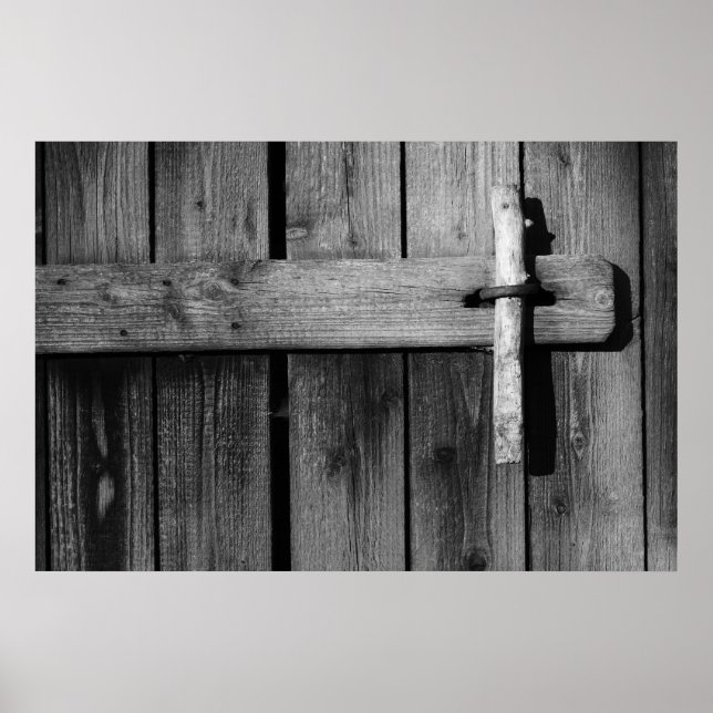 Door of old barn 3 poster (Front)