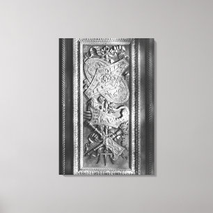 Door panel, Henri II style, c.1556 Canvas Print