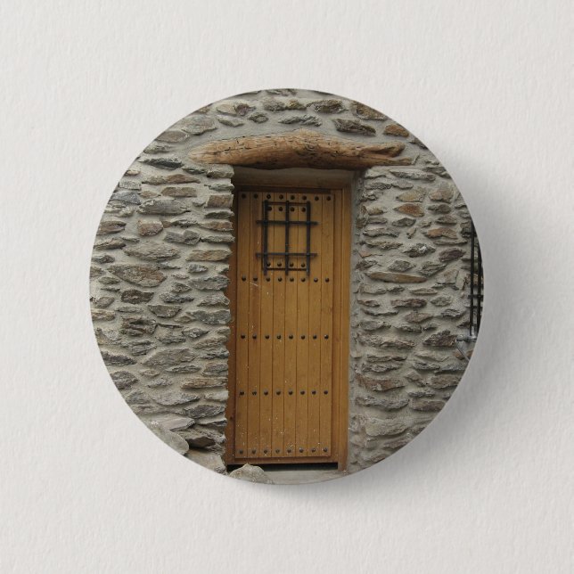 Door  Photo Round Badge (Front)