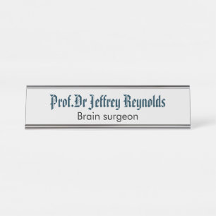 Door Sign Name Plate