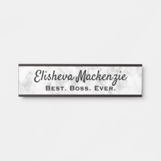 Door Sign Signs Office Name Plate Boss Gift