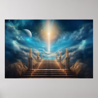 Door Sky Heaven Dimension Serene Art