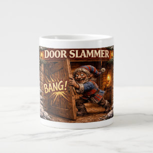 Door Slammer Icelandic Yule Lad  Large Coffee Mug