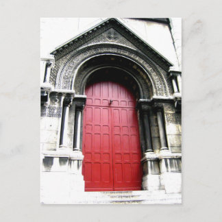 Door to Sacre Coeur Postcard