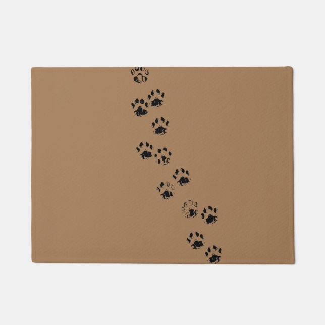 DOORMAT -CAT PAW PRINTS/TRACKS (Front)