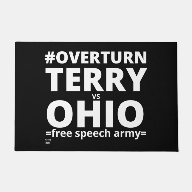 doormat  "TERRY vs OHIO" (Front)