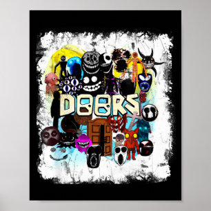 Doors All The Entities New Doors Game For Kids, Ad Poster