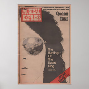 DOORS Jim Morrison Poster - 1975 original NME