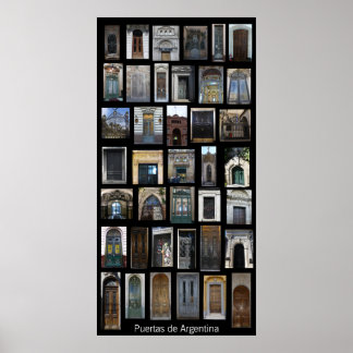 Doors of Argentina Poster