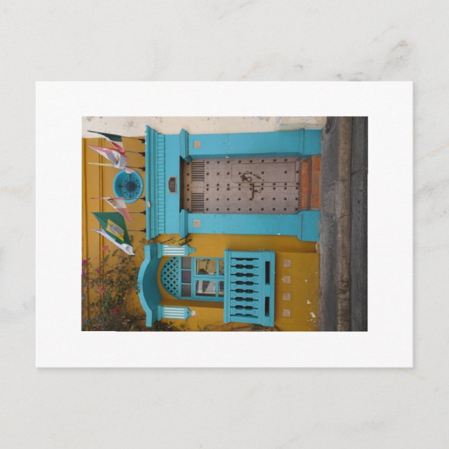 Doors of Cartagena, Colombia-1 Postcard (Front)