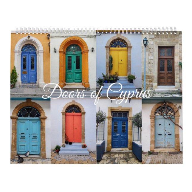 Doors of Cyprus Calendar (Cover)