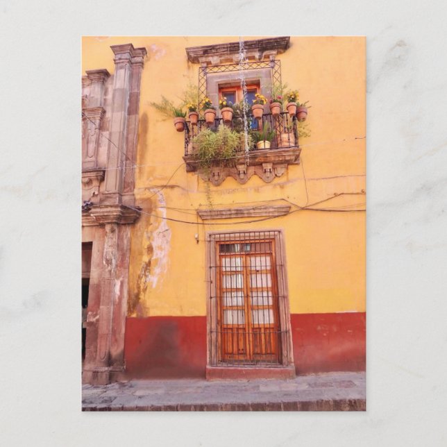 Doors of San Miguel De Allende, Guanajuato, Mexico Postcard (Front)