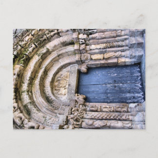 Doorway of a church (Bravaes) of the XI century Postcard