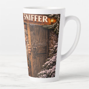 Doorway Sniffer Icelandic Yule Lad Latte Mug