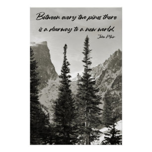 Doorway to a New World in the Mountains Poster