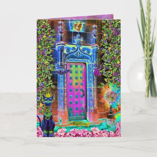 Doorway to New Beginnings- Blessing & Explanation Card (Front)