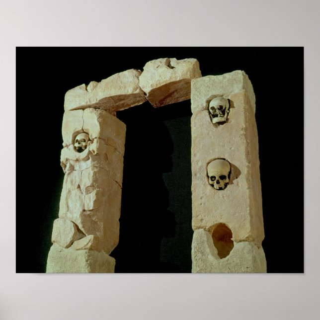 Doorway with Skulls Poster (Front)