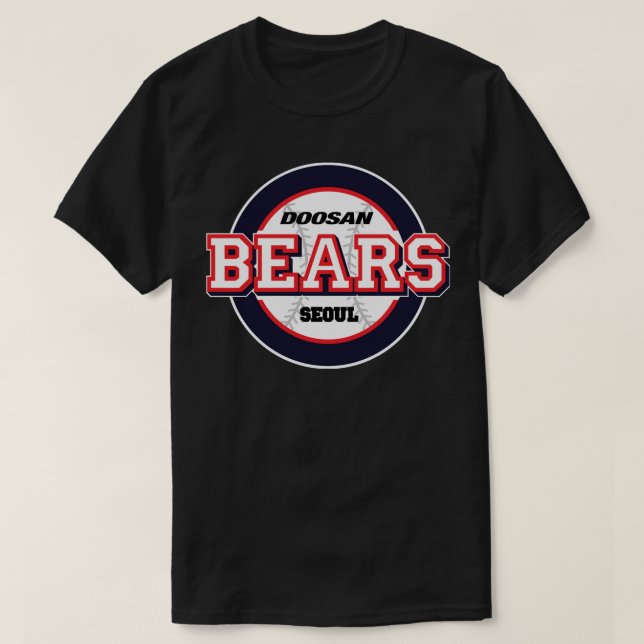 Doosan Bears Seoul KBO Logo Classic T Shirt (Design Front)