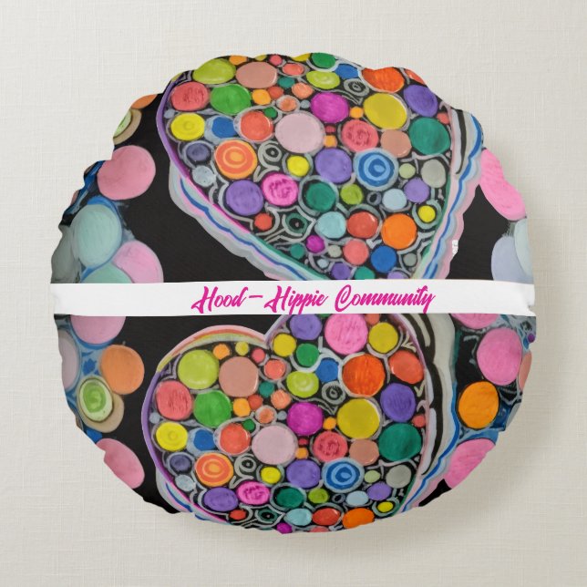 "Dopamine Decor" Throw Pillow (Front)