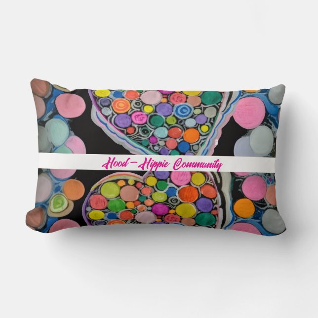"Dopamine Decor" Throw Pillow (Front)