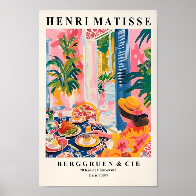 Dopamine Decor, Woman Dining In A Restaurant, Prep Poster (Front)