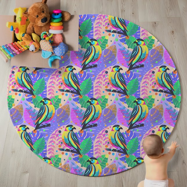 Dopamine Jungle Bird  Fabric (Creator Uploaded)