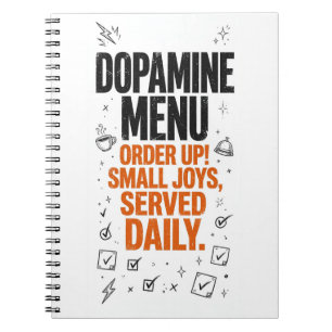 Dopamine Menu Funny ADHD Journal
