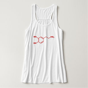Dopamine Molecular Chemical Formula Singlet