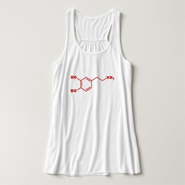 Dopamine Molecular Chemical Formula Singlet (Design Front)