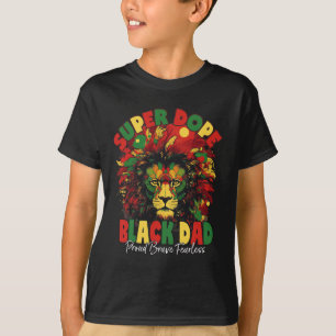 Dope Black Dad Black History Month T-Shirt