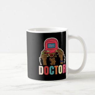 Dope Doctor Black Afro Black History Ladies Coffee Mug