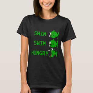 Dopefish Amp Motto Commander Keen Swim Swim Hungry T-Shirt