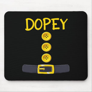 Dopey Dwarf Halloween Costume Colour Matching Dope Mouse Pad