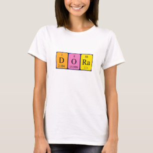 Dora periodic table name shirt