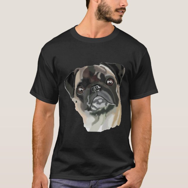 Dora the Pug Classic  656 T-Shirt (Front)