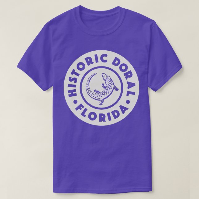 Doral Florida Circle Tan T-Shirt (Design Front)