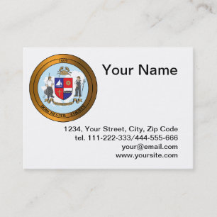 Dorchester County seal Business Card