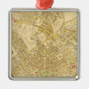 Dorchester, Massachusetts 4 Metal Tree Decoration