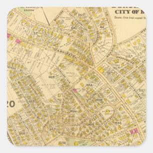Dorchester, Massachusetts 4 Square Sticker