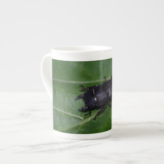 Dorcus parallelipipedus , the lesser stag beetle bone china mug