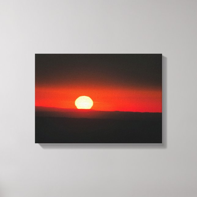 Dordogne Sunrise Canvas Print (Front)