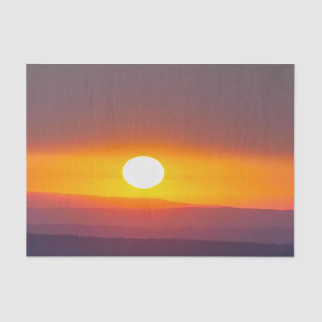 Dordogne Sunrise Tissue Paper (Front)