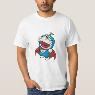 Doremon Round Neck T-Shirt for Men Comfortable