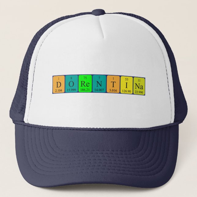 Dorentina periodic table name hat (Front)