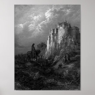 Doré's illustration of Camelot Poster